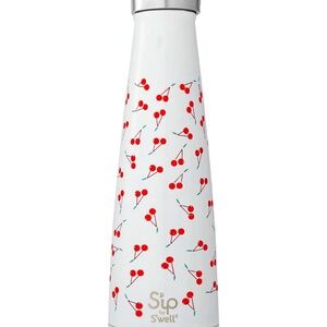 Sip by S'well Thermal Flask Cherry Vacuum Insulated Water Bottle